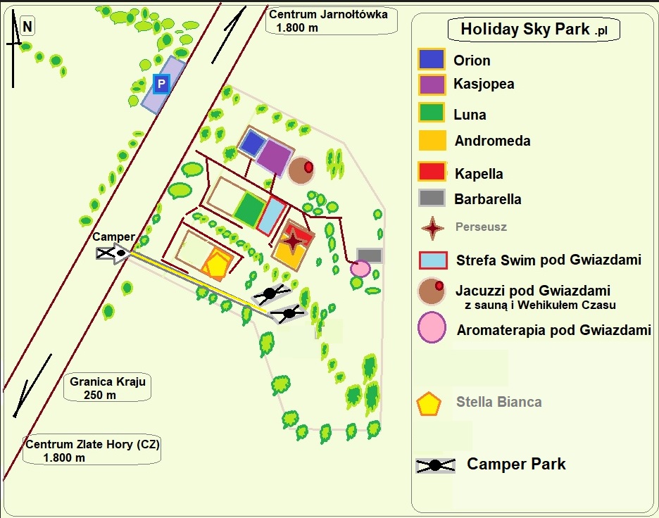 mapka hsp i camper park wrzesien 2023